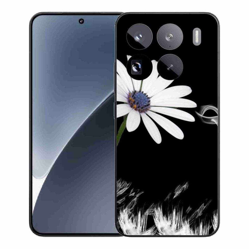 Gelový kryt mmCase na Xiaomi 15 Pro - bílá květina