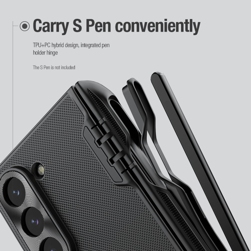 Nillkin Super Frosted FOLD Slot Zadní Kryt pro Samsung Galaxy Z Fold 6 Black