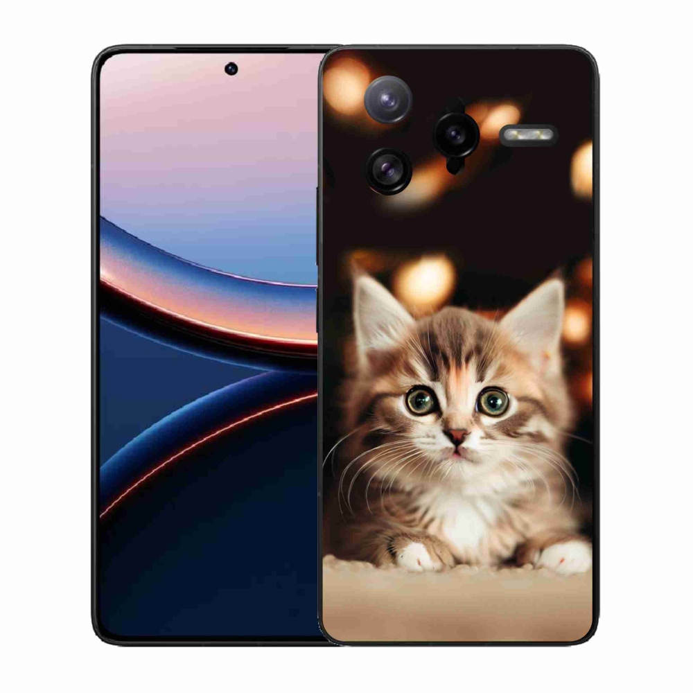 Gelový kryt mmCase na Xiaomi Poco F7 Ultra - roztomilé kotě 2