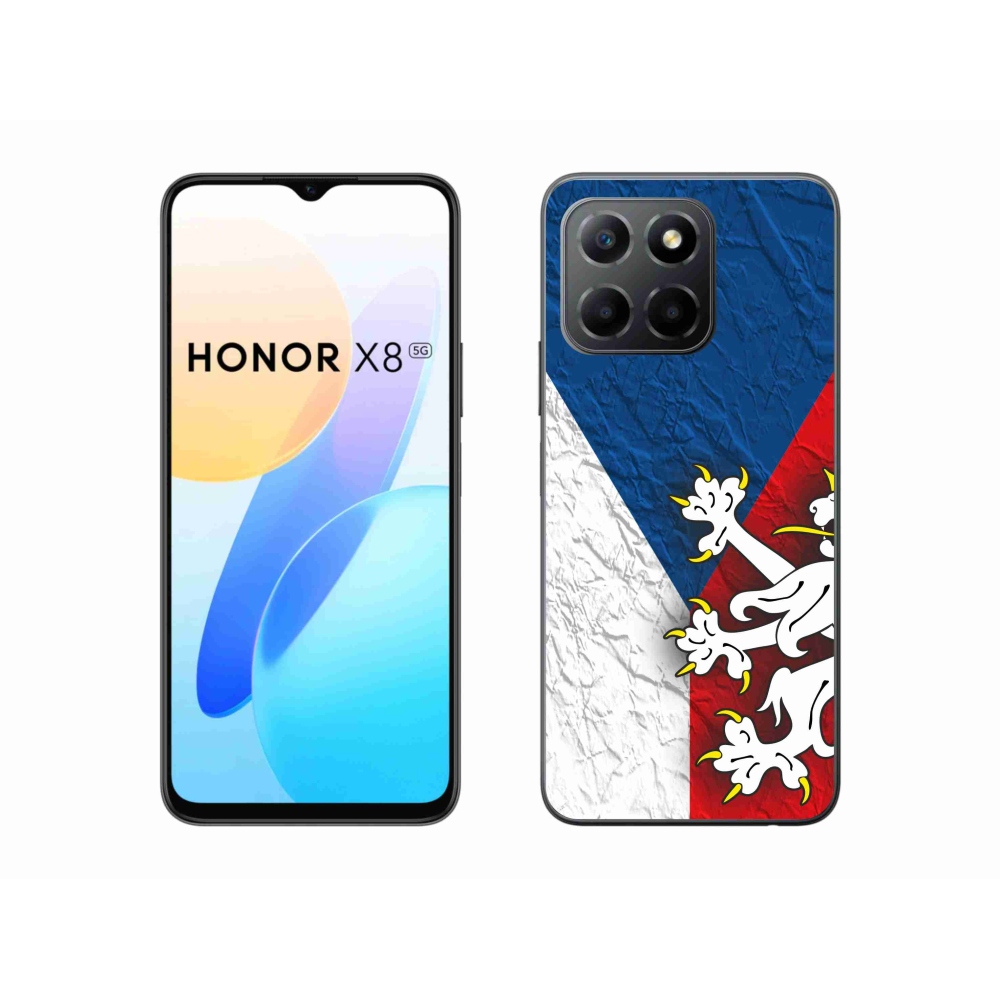 Gelový kryt mmCase na Honor X8 5G/Honor 70 Lite 5G - česká vlajka 1