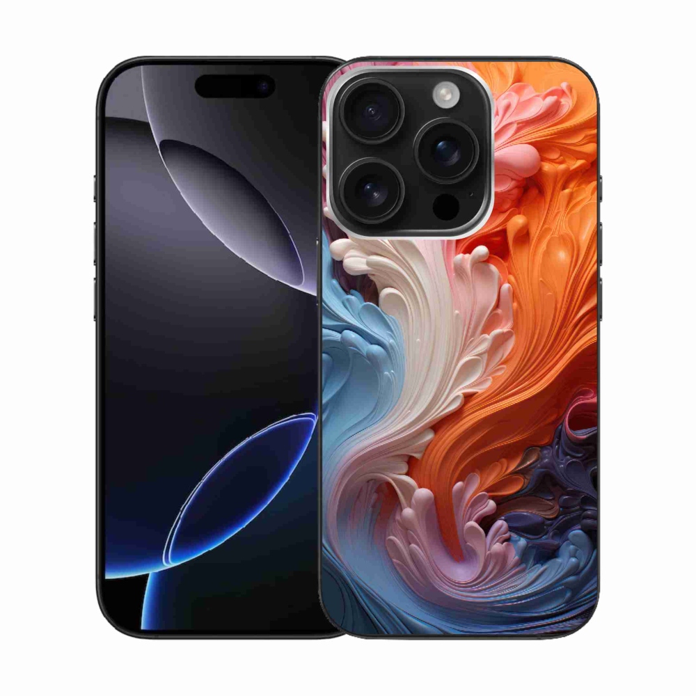 Gelový kryt mmCase na iPhone 16 Pro - abstraktní motiv 8