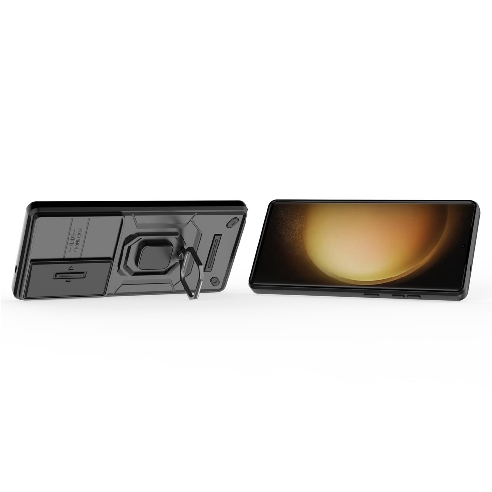 Lens odolný kryt na Samsung Galaxy S25 Ultra - černý