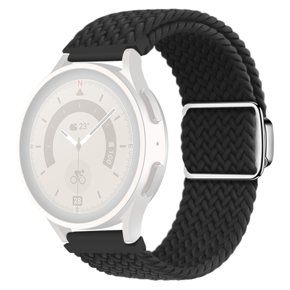 Clasp nylonový řemínek 22mm na Garmin Forerunner 265 - černý