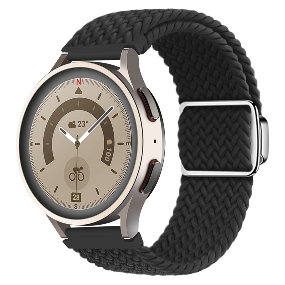 Clasp nylonový řemínek 22mm na Garmin Forerunner 265 - černý