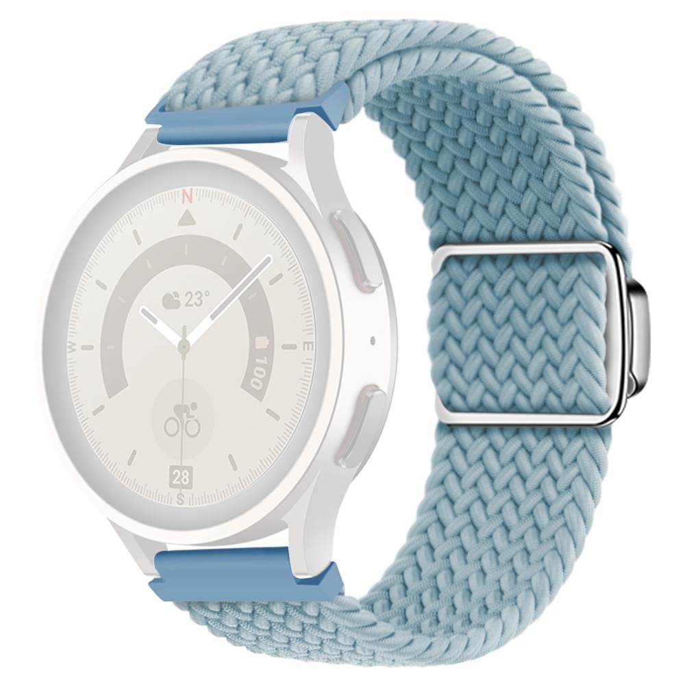 Clasp nylonový řemínek 22mm na Garmin Forerunner 265 - cyan