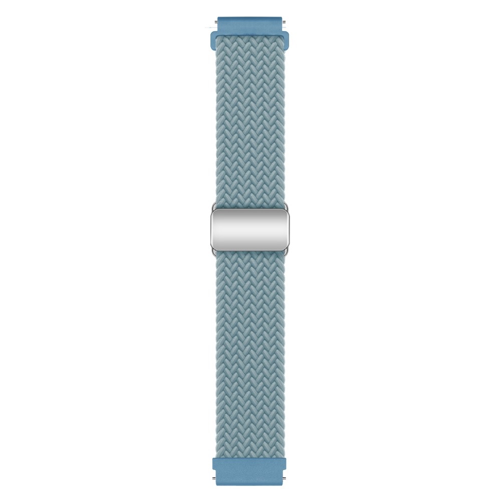 Clasp nylonový řemínek 22mm na Garmin Forerunner 265 - cyan