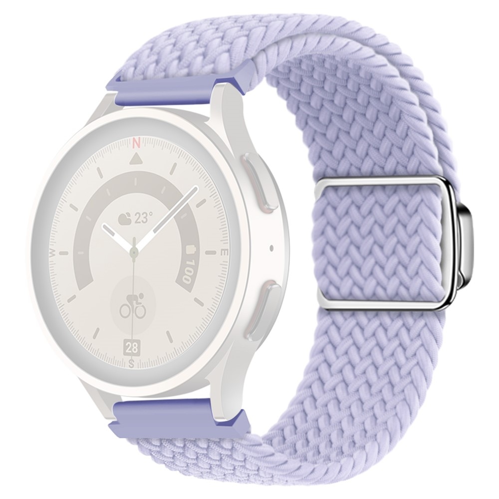 Clasp nylonový řemínek 22mm na Garmin Forerunner 265 - fialový