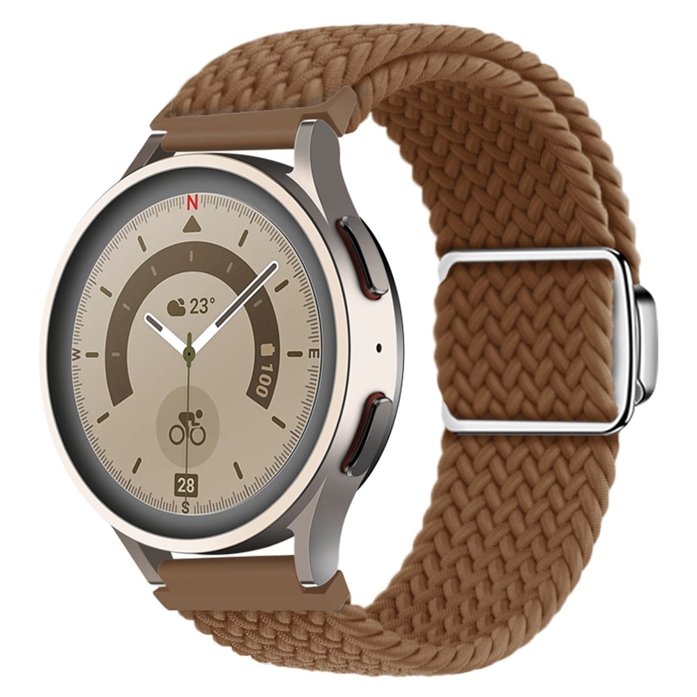 Clasp nylonový řemínek 22mm na Garmin Forerunner 265 - hnědý