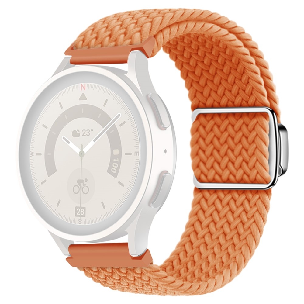 Clasp nylonový řemínek 22mm na Garmin Forerunner 265 - oranžový