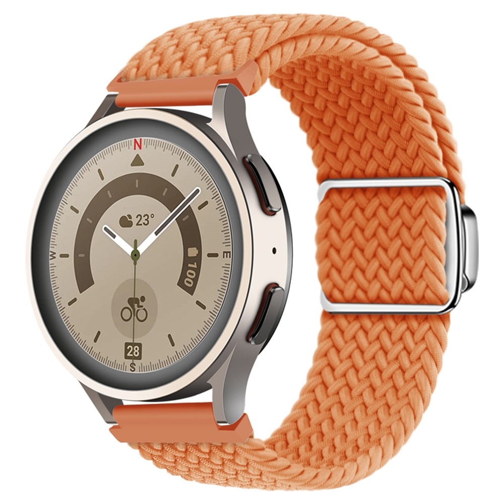 Clasp nylonový řemínek 22mm na Garmin Forerunner 265 - oranžový