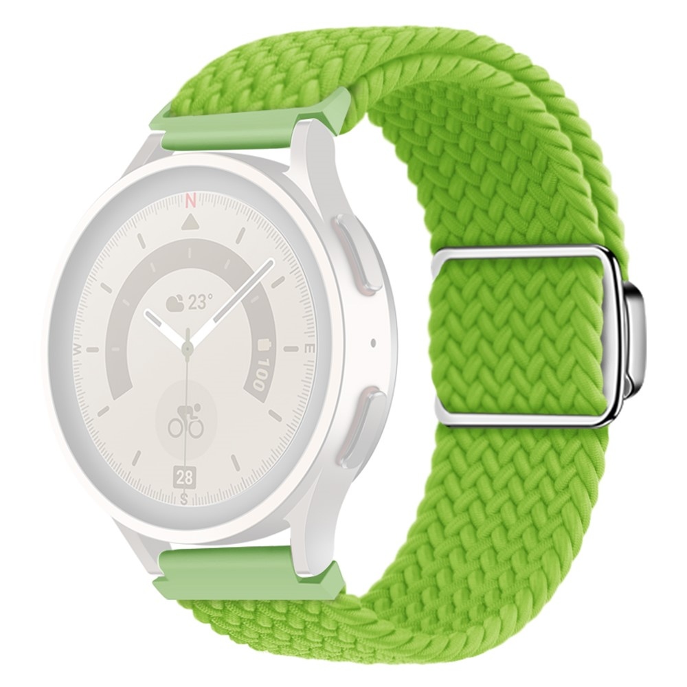 Clasp nylonový řemínek 22mm na Garmin Forerunner 265 - zelený