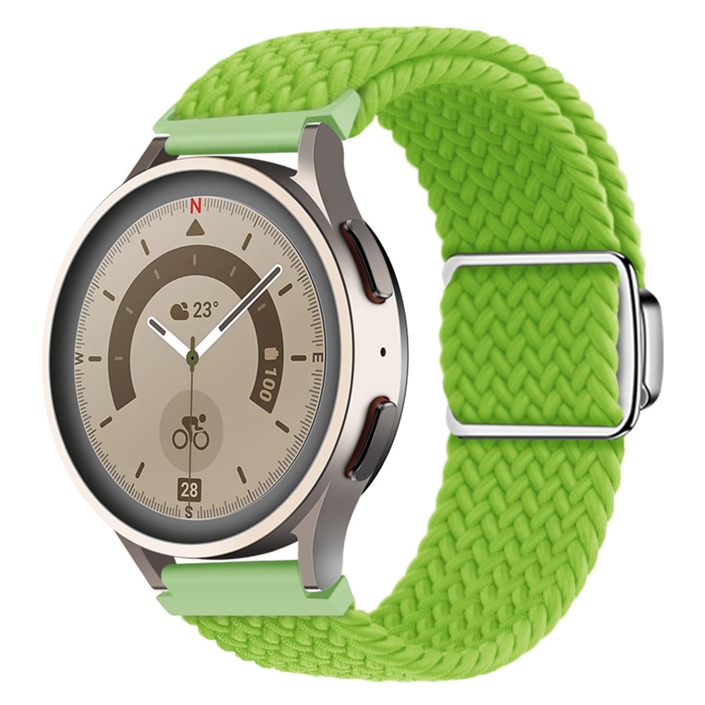 Clasp nylonový řemínek 22mm na Garmin Forerunner 265 - zelený
