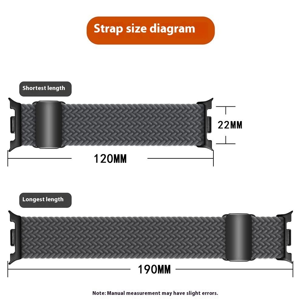 Clasp nylonový řemínek na Samsung Galaxy Watch8 Classic 46mm/Watch8 44mm/40mm - barevný