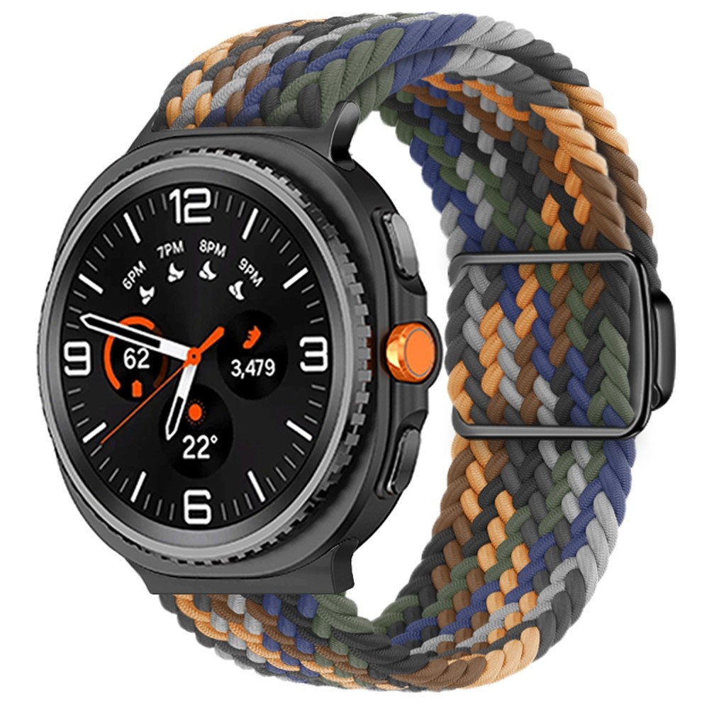 Clasp nylonový řemínek na Samsung Galaxy Watch8 Classic 46mm/Watch8 44mm/40mm - barevný