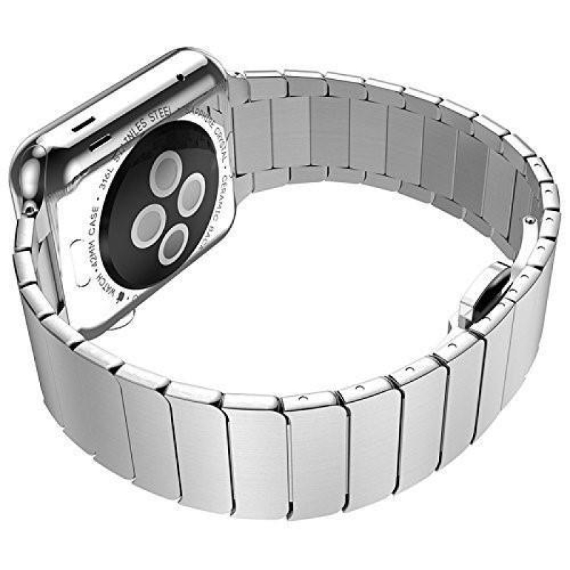 Classic stylový ocelový řemínek na Apple Watch 38mm - stříbrný