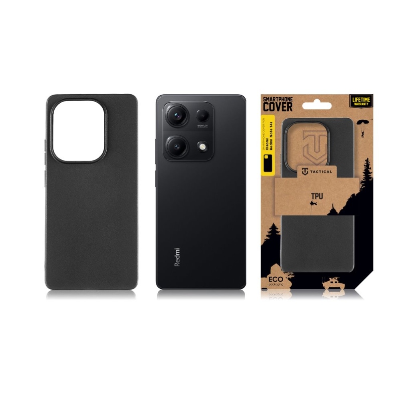 Tactical TPU Kryt pro Xiaomi Redmi Note 14S Black 