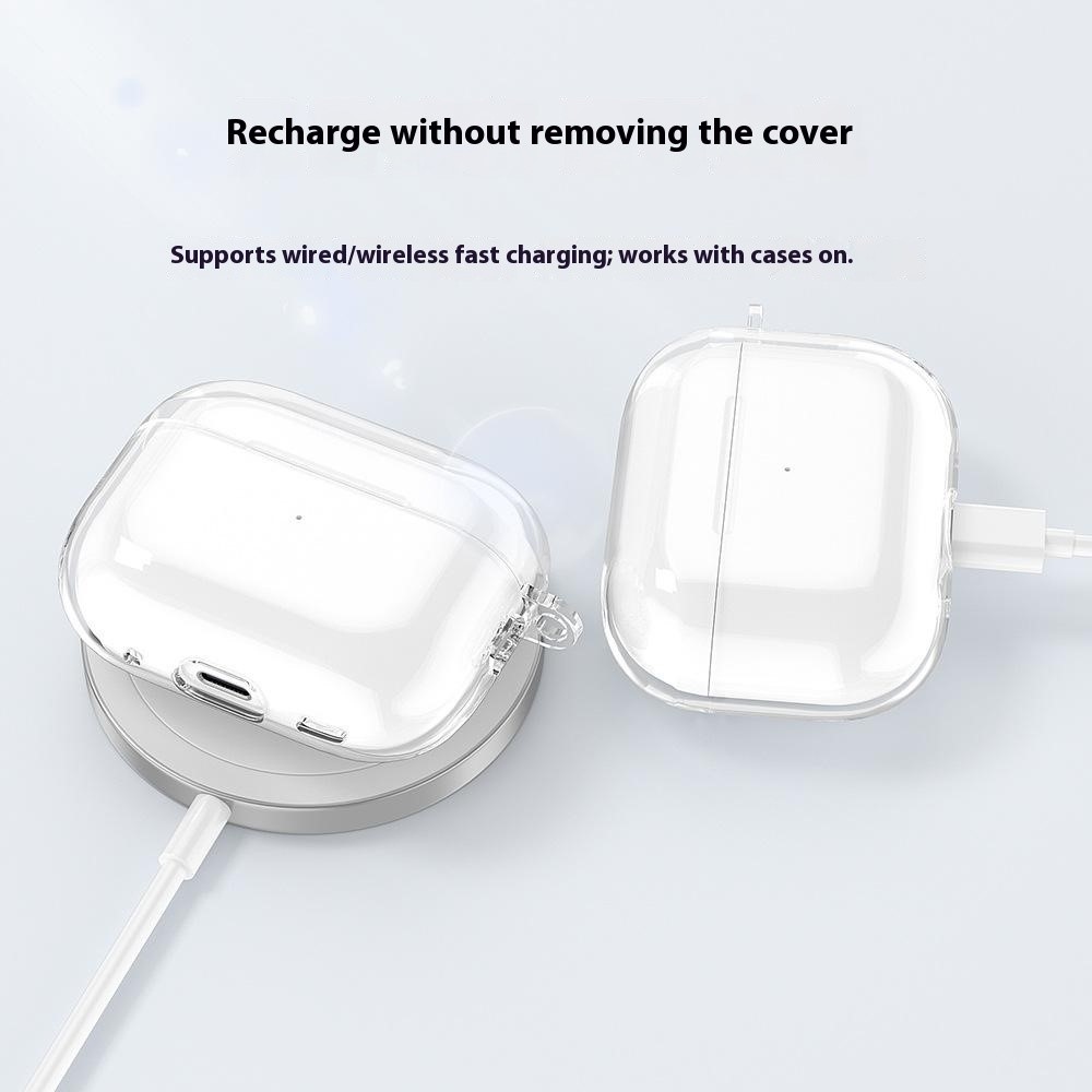 Clear gelový obal na Apple AirPods Pro 3 - průhledný