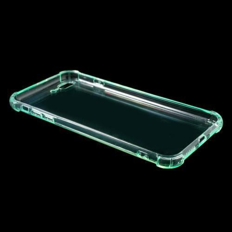 Clear gelový obal na iPhone 8 Plus a iPhone 7 Plus - zelený