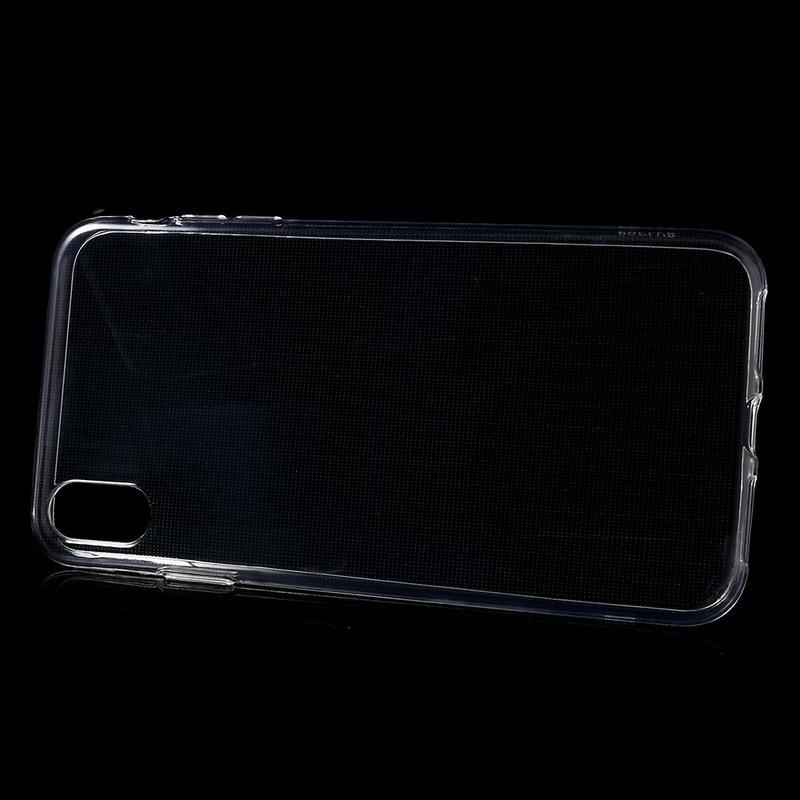 Clear gelový obal na mobil iPhone XS Max - transparentní