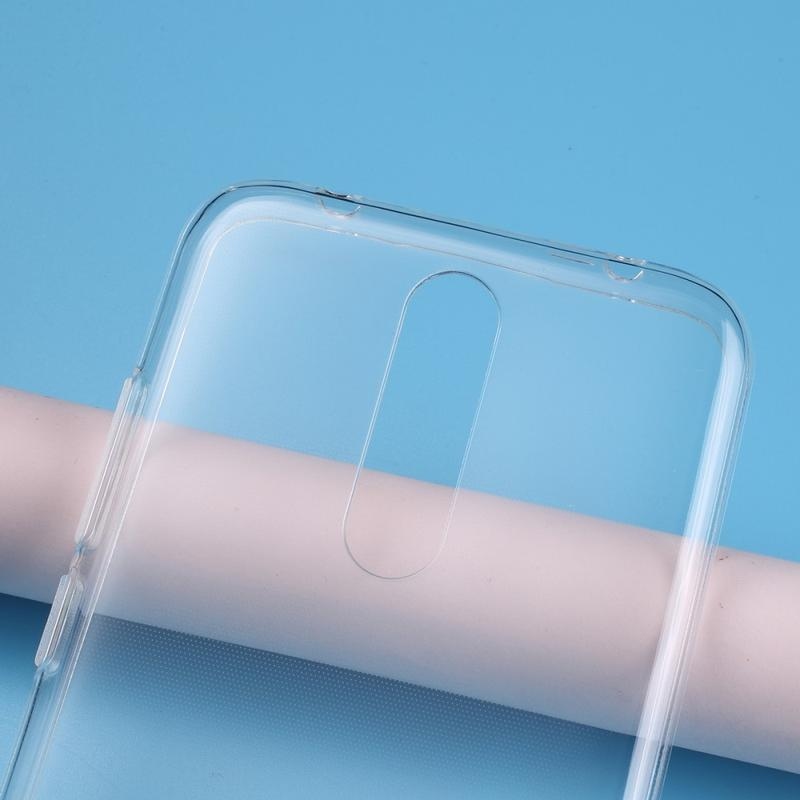 Clear gelový obal na mobil Xiaomi Redmi 8 - průhledný