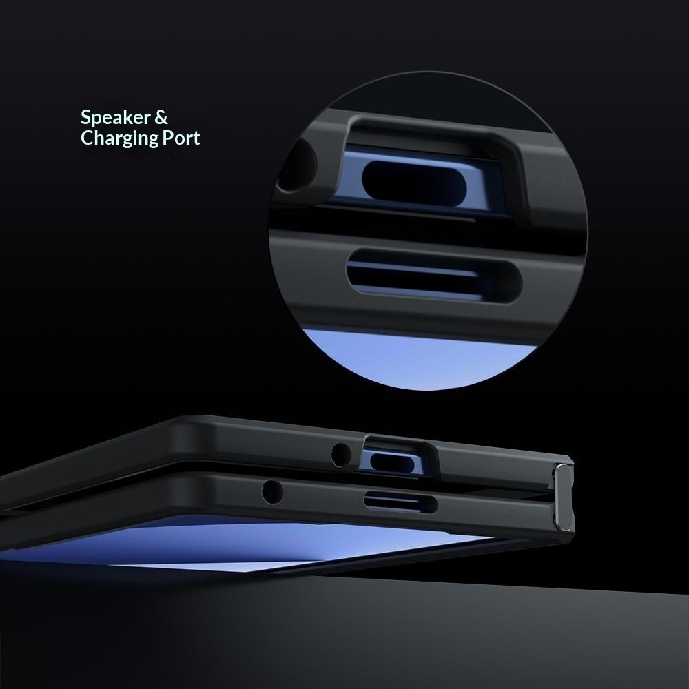 Clear gelový obal s pevnými zády a MagSafe na Samsung Galaxy Z Fold8 Ultra 5G - průhledný