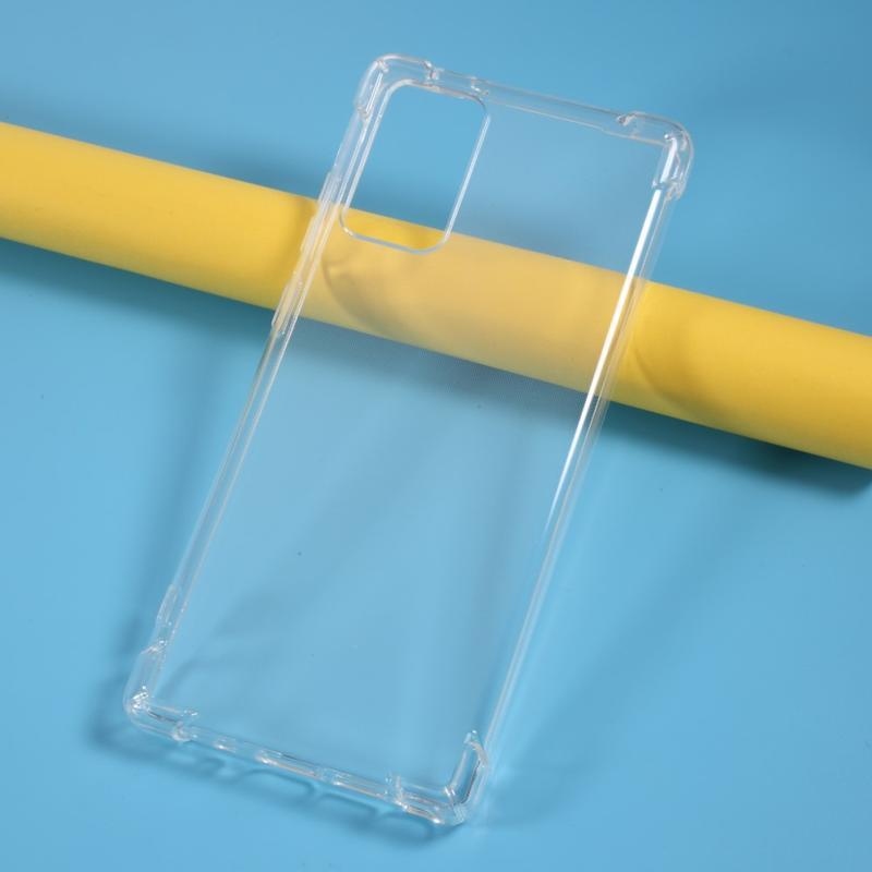Clear gelový obal s vyztuženými rohy na mobil Samsung Galaxy Note 20/Note 20 5G - transparentní