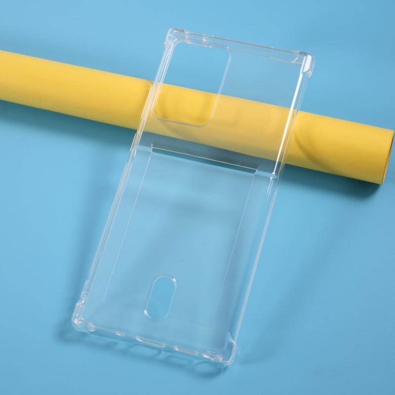 Clear gelový transparentní obal s vyztuženými rohy na mobil Samsung Galaxy Note 20 Ultra