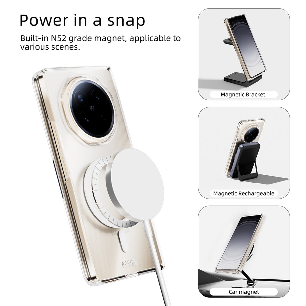 Clear plastový kryt s MagSafe na mobil Honor Magic V6