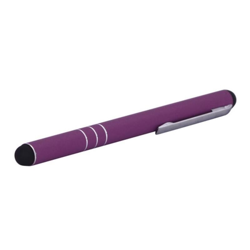 Clip stylus na tablety a mobilní telefony - fialový