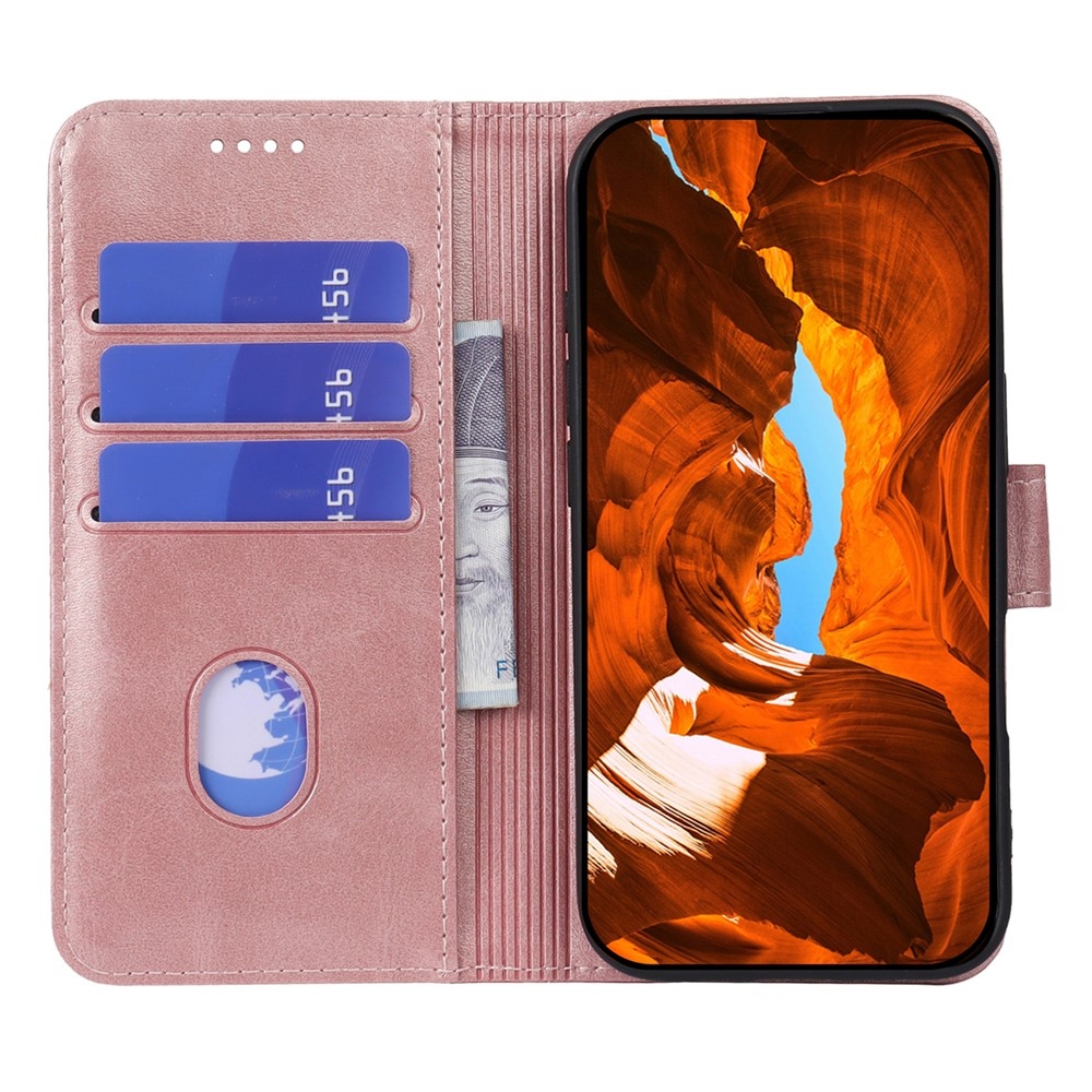 Closure knížkové pouzdro na Samsung Galaxy A27 - růžovozlaté