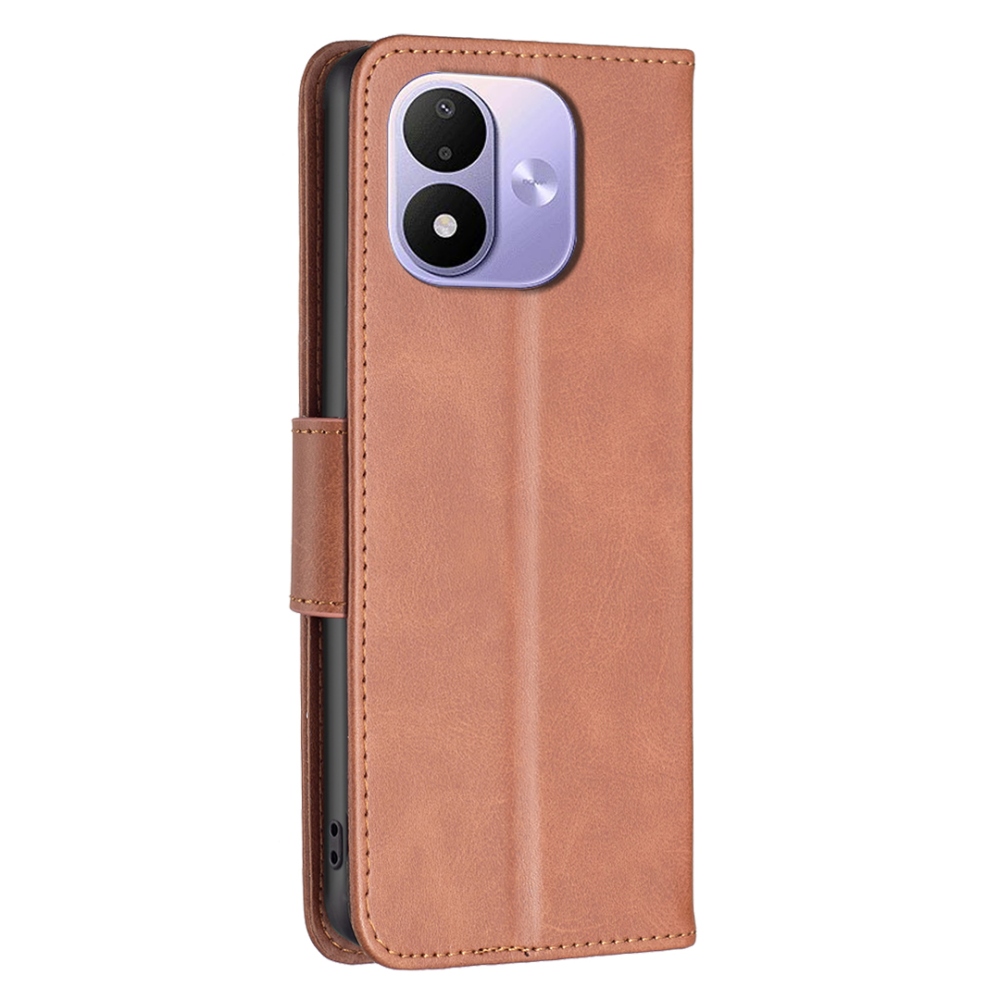 Closure knížkové pouzdro na Xiaomi Redmi Note 17 4G/5G - hnědé