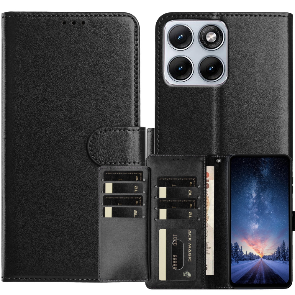 Clots knížkové pouzdro na Motorola Edge 70 Fusion 5G - černé