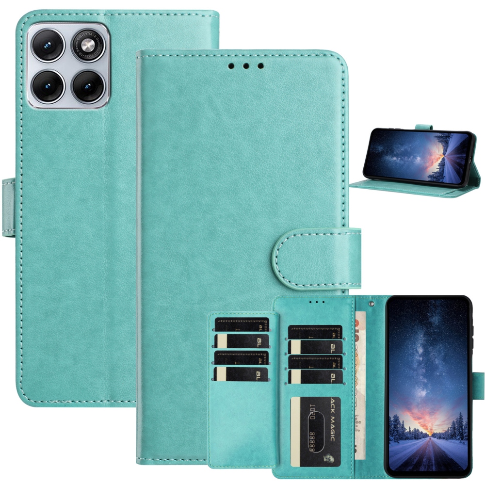 Clots knížkové pouzdro na Motorola Edge 70 Fusion 5G - modrozelené