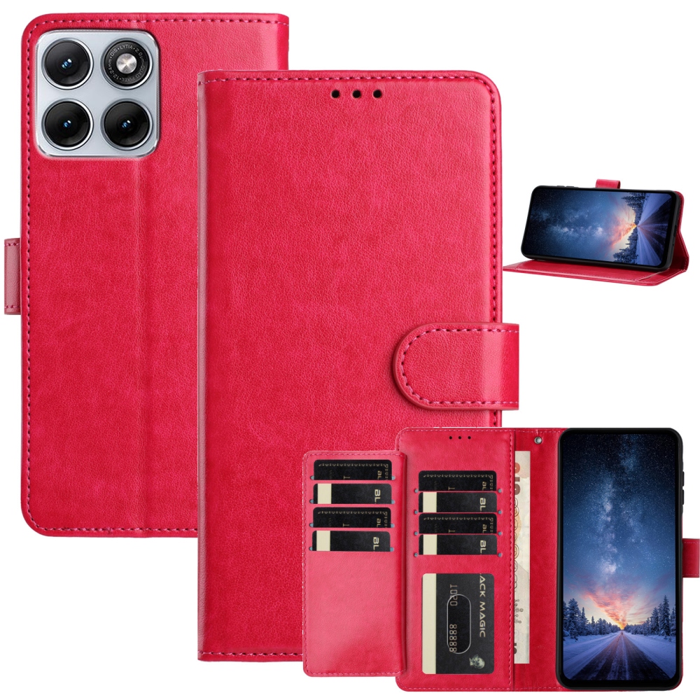 Clots knížkové pouzdro na Motorola Edge 70 Fusion 5G - rose