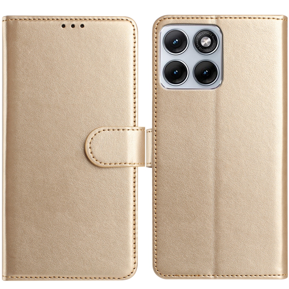 Clots knížkové pouzdro na Motorola Edge 70 Fusion 5G - zlaté
