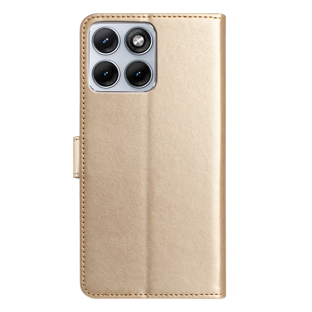 Clots knížkové pouzdro na Motorola Edge 70 Fusion 5G - zlaté