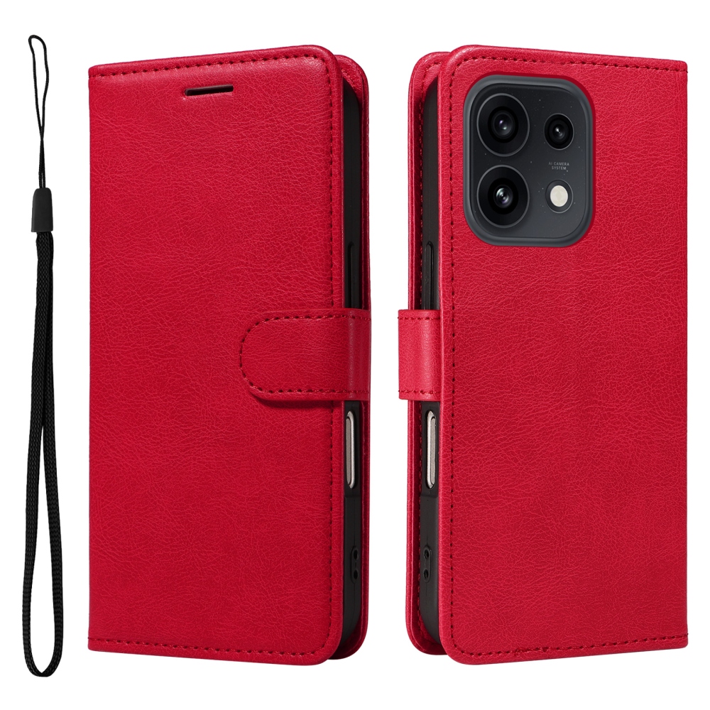 Clots knížkové pouzdro na Oppo Reno 16 Pro 5G/Oppo Reno 16 5G - červené