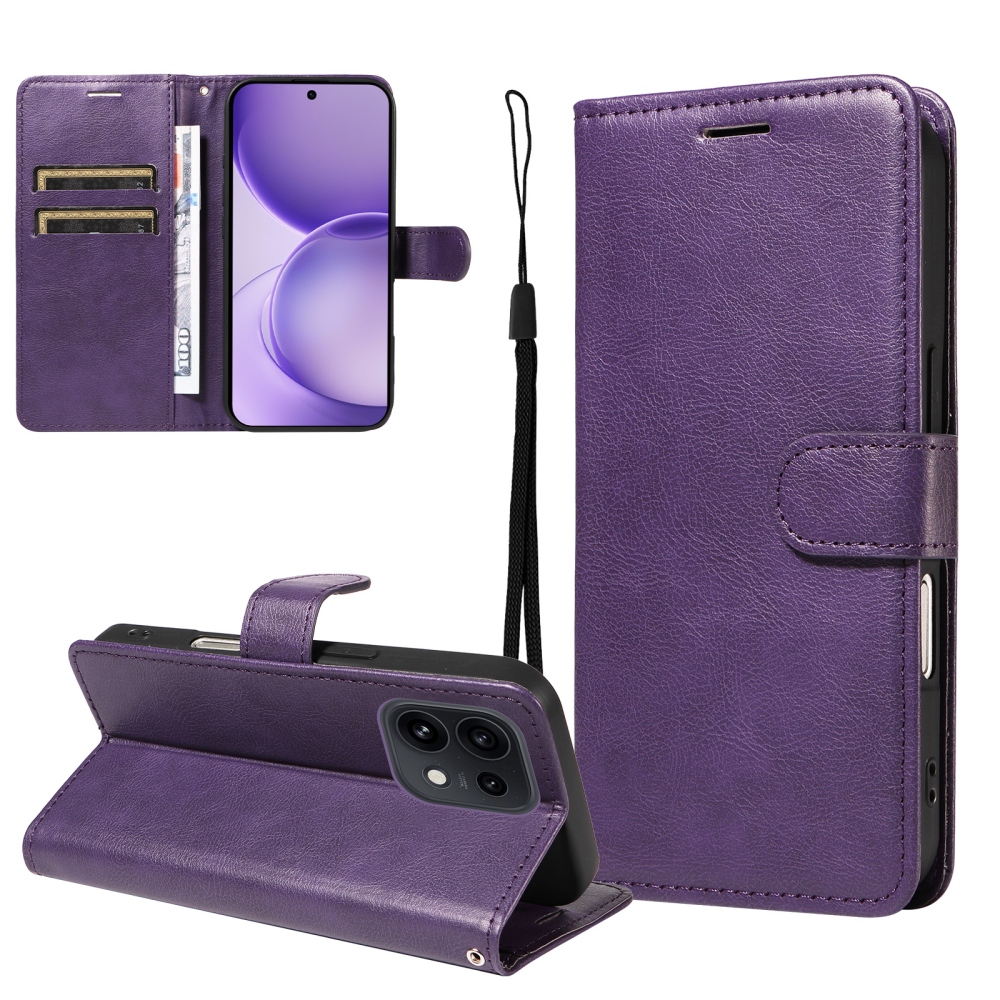 Clots knížkové pouzdro na Oppo Reno 16 Pro 5G/Oppo Reno 16 5G - fialové