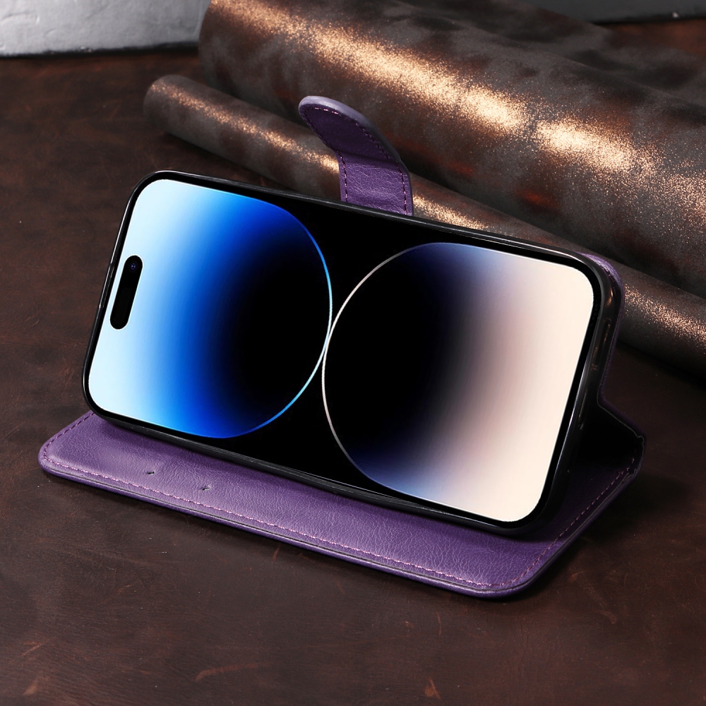 Clots knížkové pouzdro na Oppo Reno 16 Pro 5G/Oppo Reno 16 5G - fialové