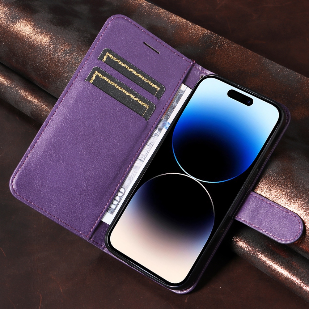 Clots knížkové pouzdro na Oppo Reno 16 Pro 5G/Oppo Reno 16 5G - fialové