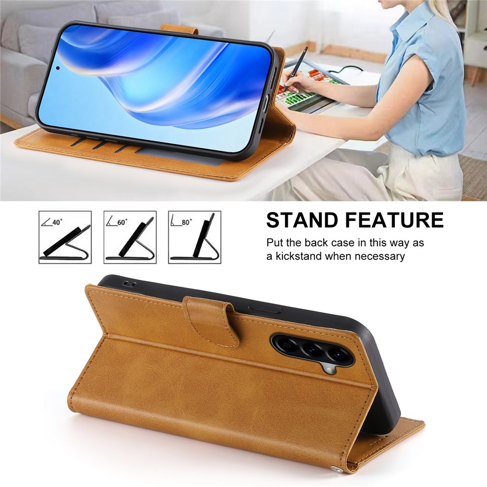 Clots knížkové pouzdro na Samsung Galaxy A37 5G - žluté