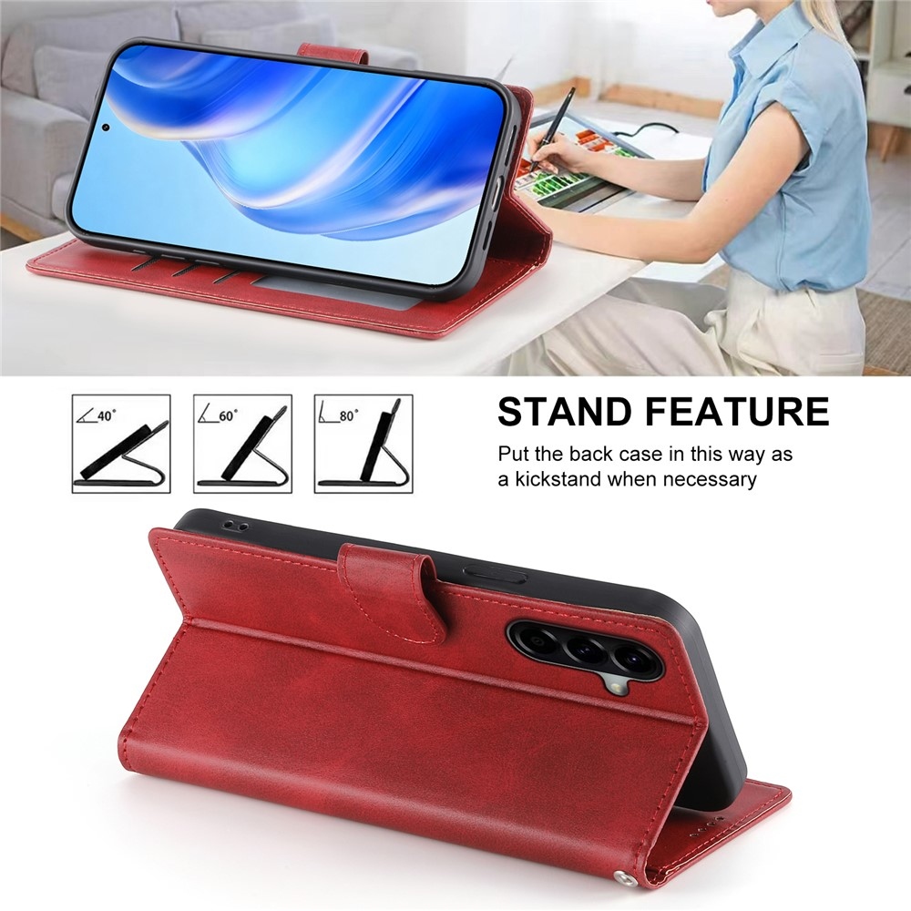 Clots knížkové pouzdro na Samsung Galaxy A57 5G - červené