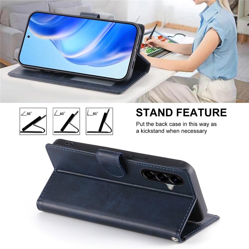 Clots knížkové pouzdro na Samsung Galaxy A57 5G - modré