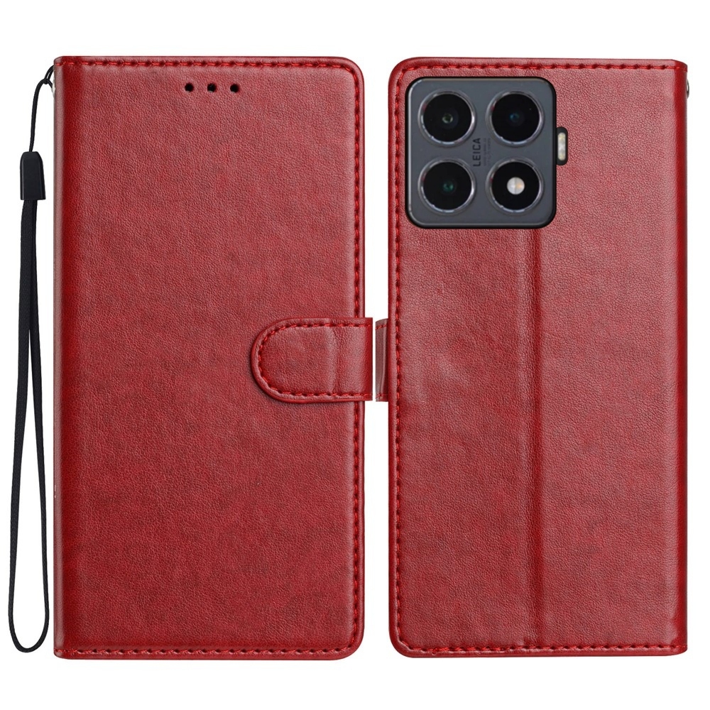 Clots knížkové pouzdro na Xiaomi 15T Pro - červené