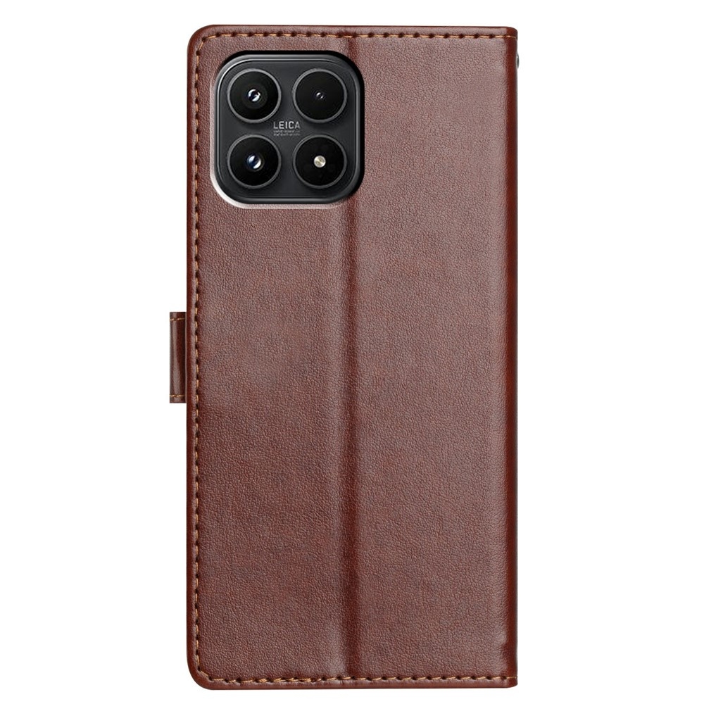 Clots knížkové pouzdro na Xiaomi 17 - hnědé