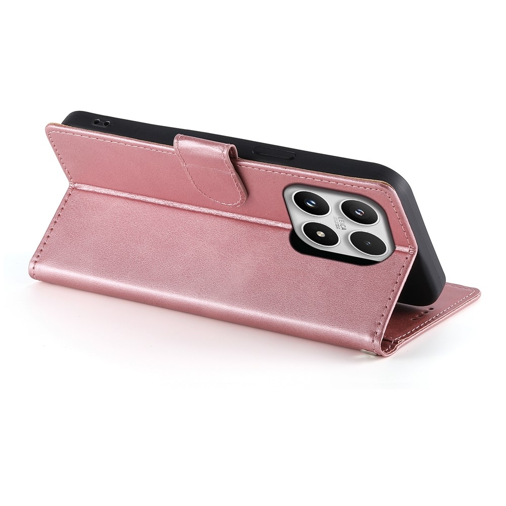 Calf knížkové pouzdro na Xiaomi 17 - růžové