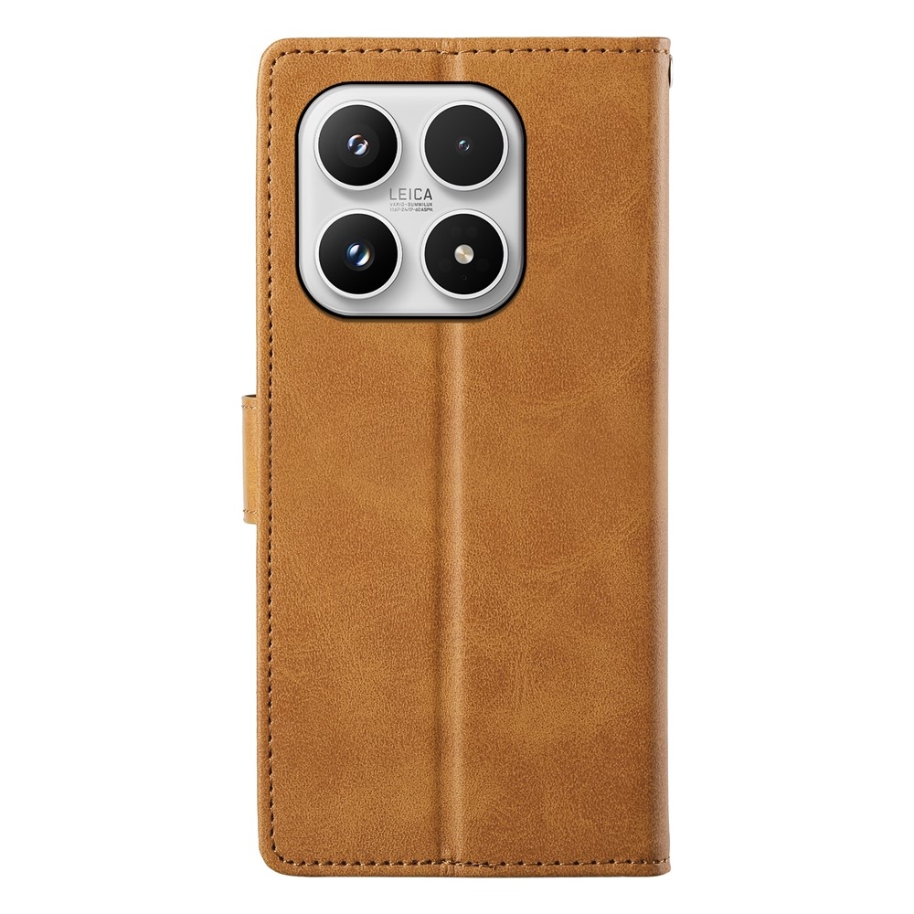 Calf knížkové pouzdro na Xiaomi 17 - žluté