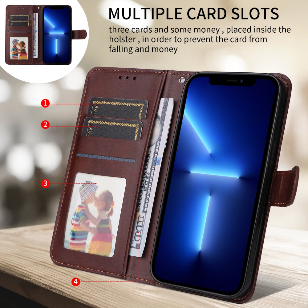 Clots knížkové pouzdro na Xiaomi Poco F8 Ultra 5G - hnědé