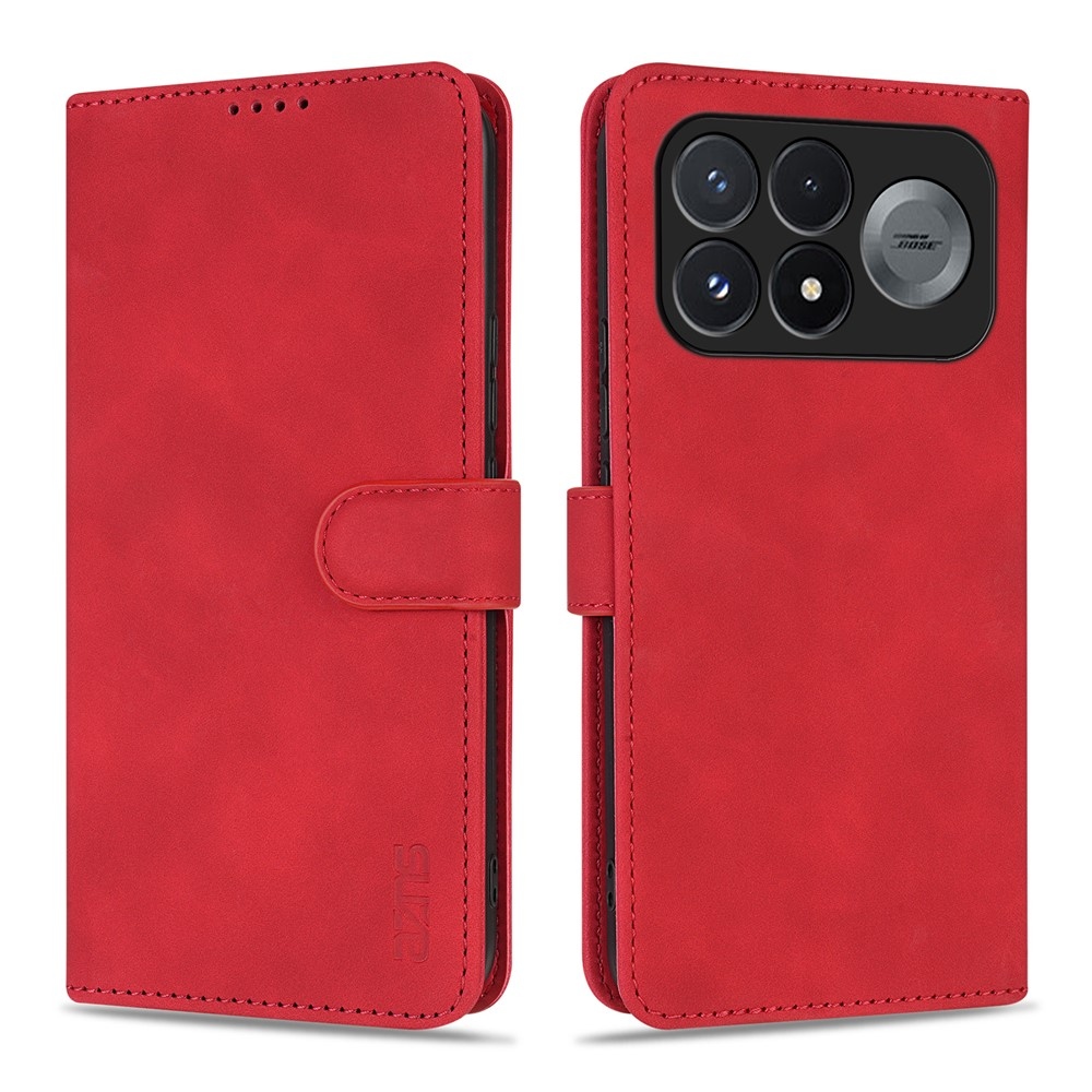 Clots knížkové pouzdro na Xiaomi Poco F9 Ultra 5G - červené