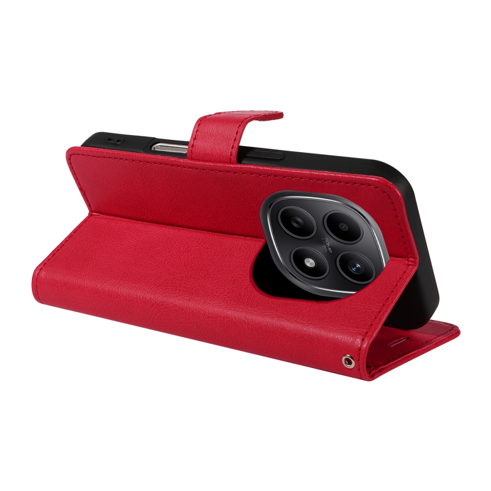 Clots knížkové pouzdro na Xiaomi Poco M8 5G/Redmi Note 15 5G/Note 15 4G - červené